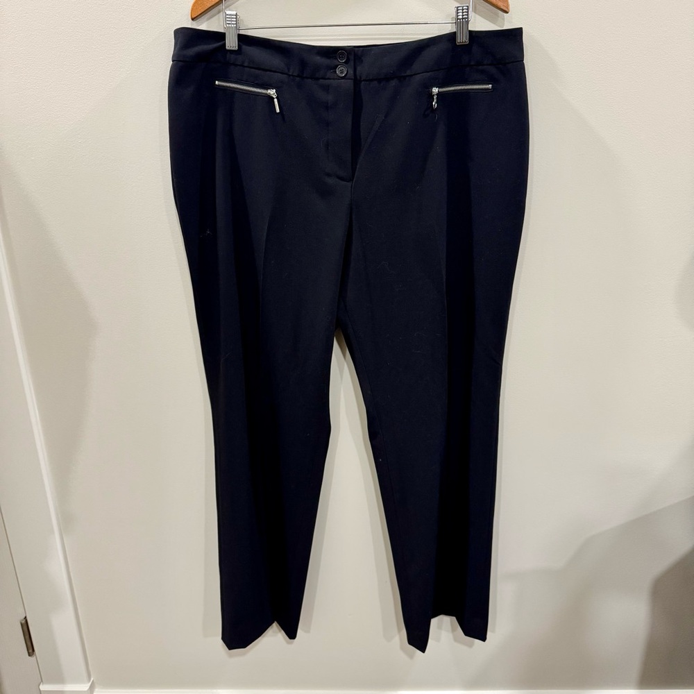 Laura Plus Petites Classic Black Pants Size 18P